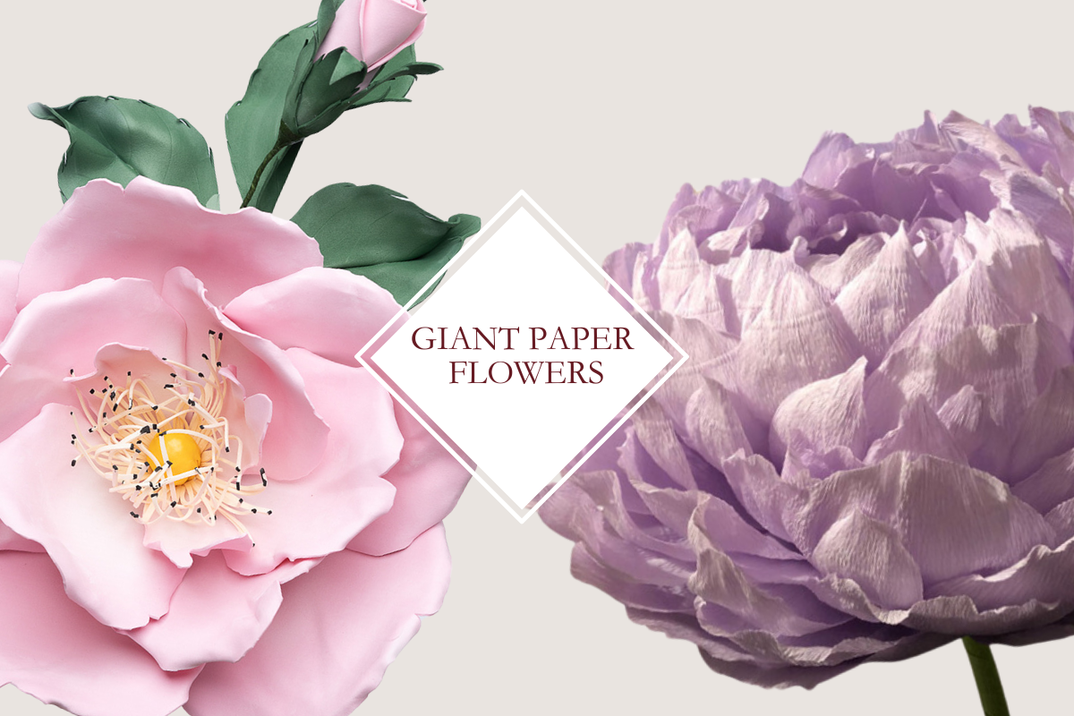 Giant Paper Flowers …cosa sono, come realizzarli e quando utilizzarli.
