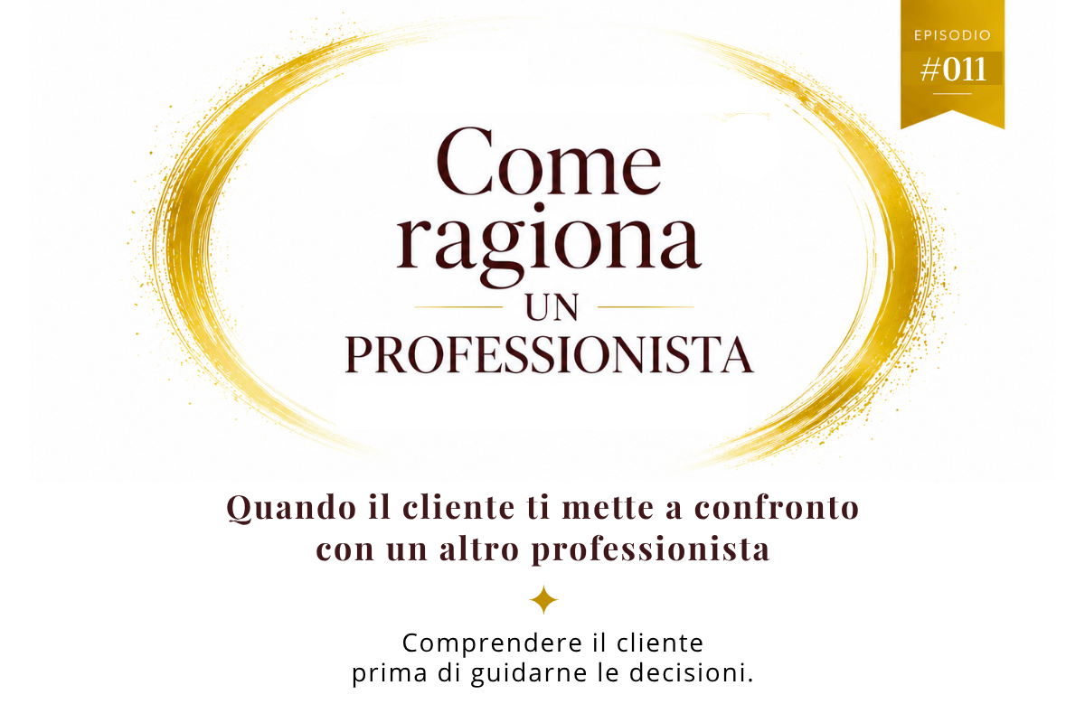 Quando il cliente ti mette a confronto con un altro professionista