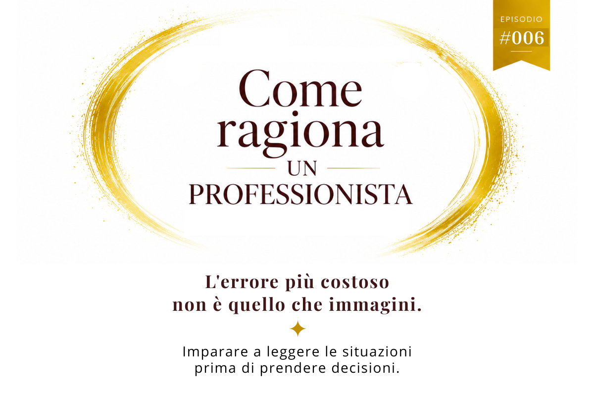L'errore più costoso non è quello che immagini